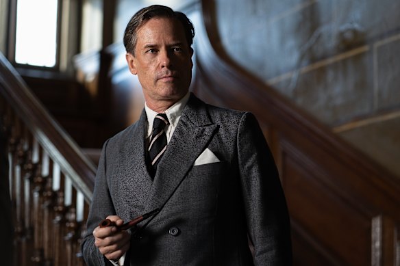 Guy Pearce as Kim Philby in A Spy Among Friends.