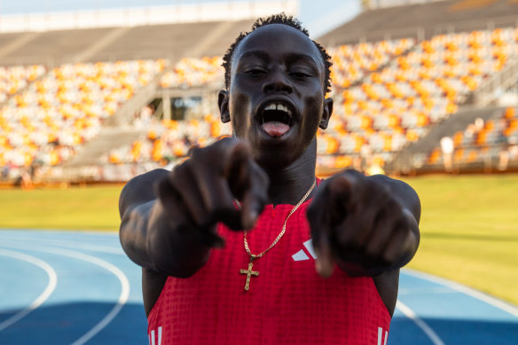 Teenage star Gout is helping drive interest in athletics.
