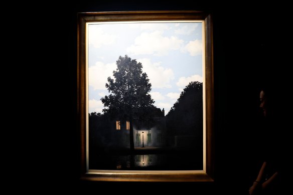 Magritte’s <i>Empire of Light</i>, 1954, which sold for a world record $185 million.