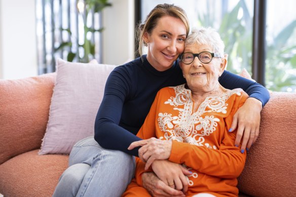 Izzy and Emmie Silbery: “You go from being cared for to wanting to protect them because they’re more fragile than you.”    