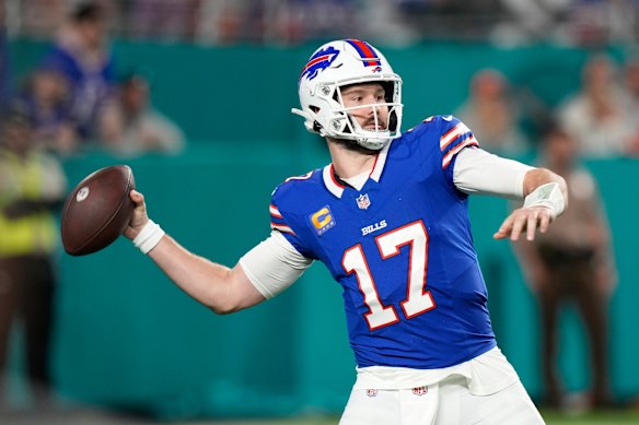 Buffalo Bills MVP quarterback Josh Allen.