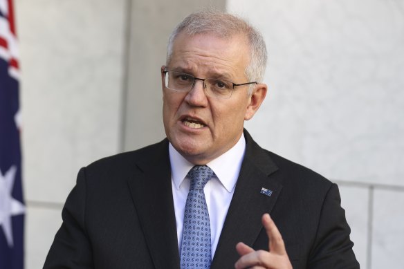 Prime Minister Scott Morrison says the country’s focus has to stay on suppression and vaccination