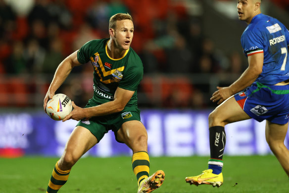 Daly Cherry-Evans spent the majority of Australia’s key training session running with the reserves.