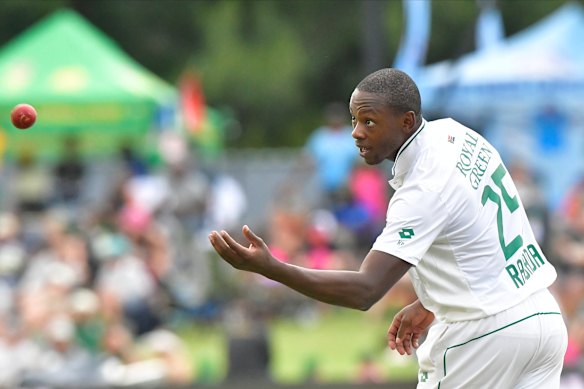 South African speedster Kagiso Rabada.