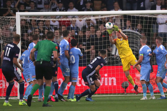 Ola Toivonen's free kick slipped right through Glover's hands, but City held on to win 2-1.