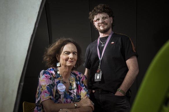 Michelle McNamara and Son
Vivienne from Transgender Victoria.
Michelle lived for decades with gender suppression and suicidal thoughts.