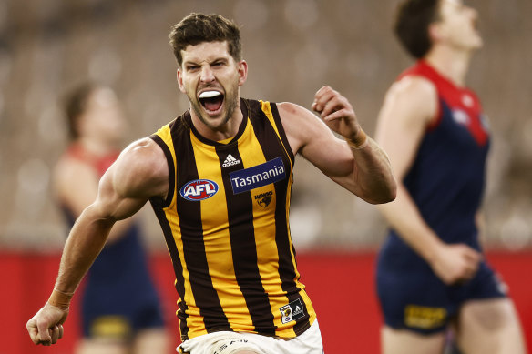 Luke Breust opted to remain at Hawthorn.