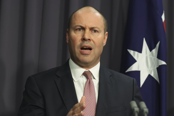 Treasurer Josh Frydenberg.