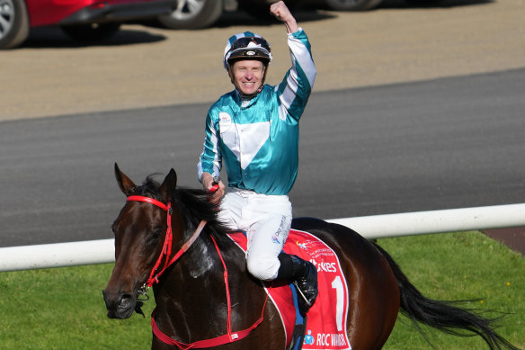 James McDonald will get back on Romatic Warrior in the Queen Elizabeth II Cup on Sunday.