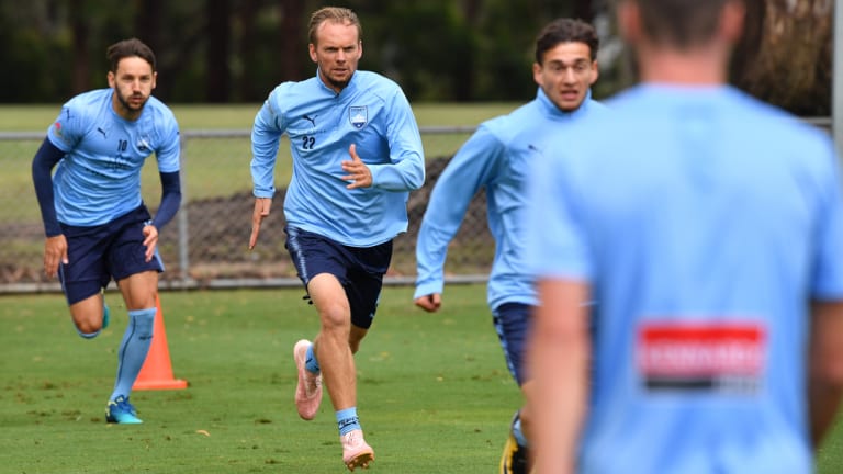 Comeback trail: Siem de Jong is set to start against the Wanderers at ANZ Stadium on Saturday night.