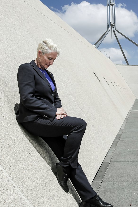  Kerryn Phelps at Parliament House in Canberra.
