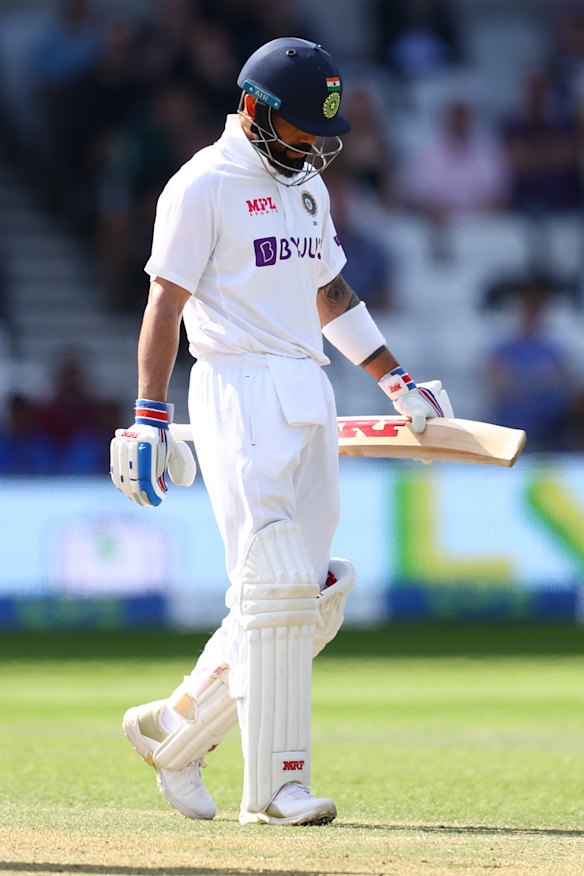 Virat Kohli (right) has struggled with the bat at times in recent years.