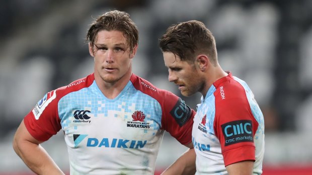 Crucial: Michael Hooper and Bernard Foley want to stay in Australian rugby. 