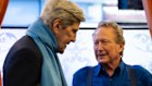 Andrew Forrest with former US Secretary of State John Kerry at the launch event.
