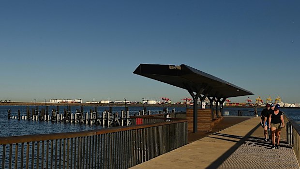 The ferry wharves at La Perouse are being used by locals for recreation, after the state government failed to secure a ferry operator. 