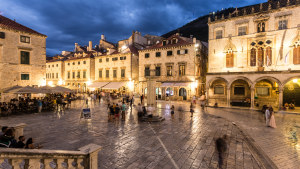 Evenings in Dubrovnik’s old town. 