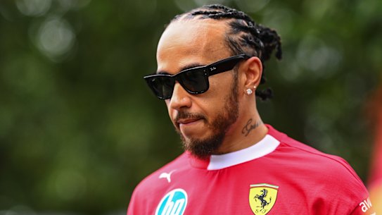 Ferrari megastar Lewis Hamilton.