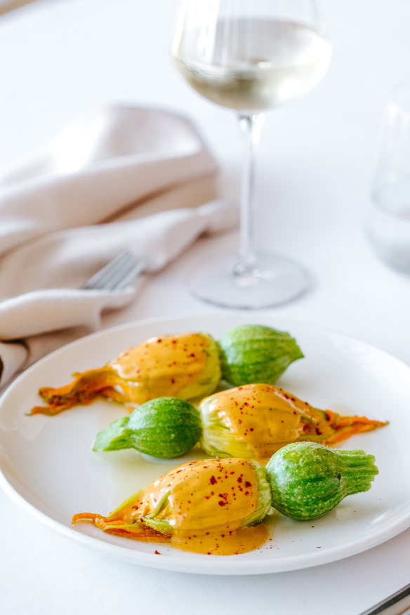 Zucchini flowers.