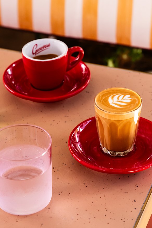 Coffee from Genovese Coffee House in Alexandria.