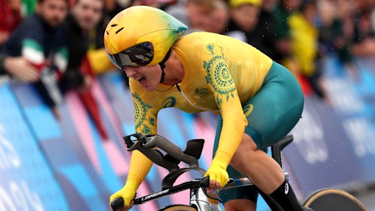 Grace Brown won Australia’s first gold medal of the Paris Games – winning the women’s individual time trial on road cycling.