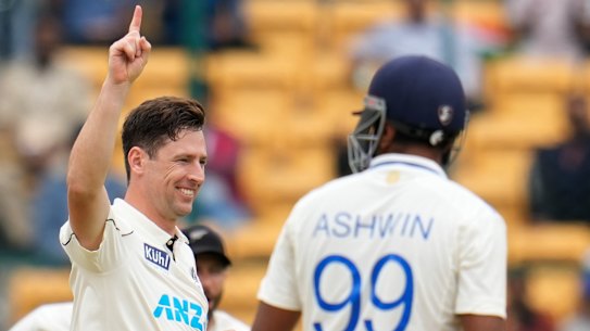 New Zealand’s Matt Henry.