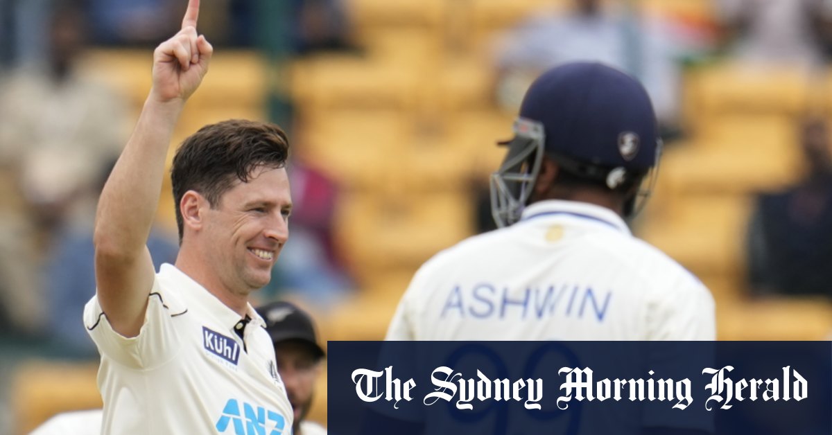 Australia v India cricket 202425 Kiwis skittle India for 46, their lowest Test total on home soil