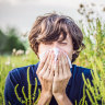Seasonal allergic reaction.