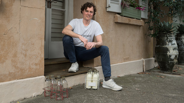 Dominic Ryan, Sydney’s modern-day milkman, has a plan to end plastic