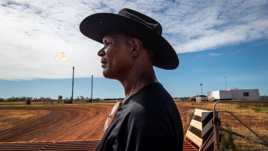 Gudanji-Wambaya man Johnny Wilson.