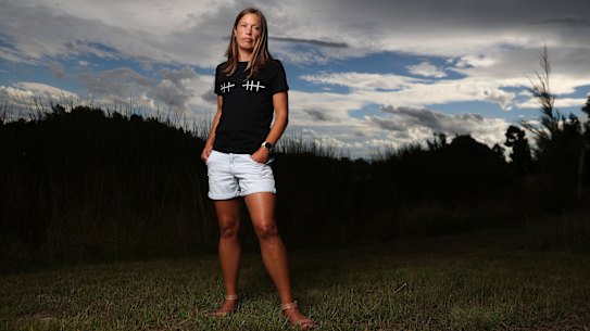 Robyn Smith, 42, had a mastectomy and breast implant surgery after discovering she had the cancer-causing BRCA 2 gene mutation, but had her implants removed a year later.