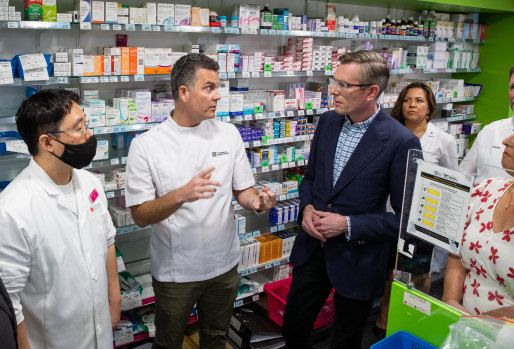Premier Dominic Perrottet said expanding the role of community pharmacists would take pressure off GPs.