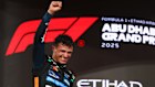 Lando Norris after winning his first F1 world championship crown.