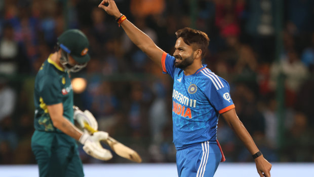 India cap series triumph over Australia with six-run victory in final T20 clash