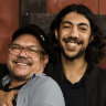 After debut at six months old, father and son reunite on Bangarra stage