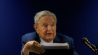 George Soros, billionaire and founder of Soros Fund Management LLC, speaks during  day two of the World Economic Forum (WEF) in Davos, Switzerland.