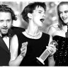 Not supplicants needing validation: Russell Crowe, Judy Davis, Nicole Kidman, winners at the 2002 Golden Globe Awards