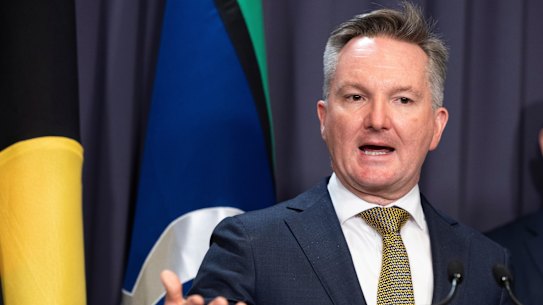 Federal Climate Change and Energy Minister Chris Bowen.