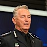 Victoria Police Commissioner Mike Bush speaks to the media about the nightclub firebombings.