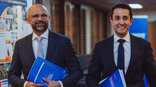 2026-27 Queensland state budget. Treasurer David Janetzki and Premier David Crisafulli.
