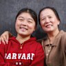 Cecilia Xu, with her mother, Helen He.