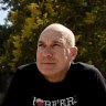  
Australian Israeli Geoffrey “Danny” Majzner in front of his sister Galit Carbone’s home where she was killed by Hamas during the October 7 attack. 