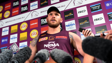 Matt Lodge is being considered as the new captain of the Broncos.