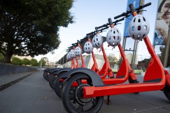 Hundreds of e-scooters have been deployed to Melbourne’s streets over the past two weeks.