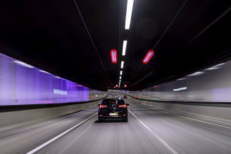 The M8 tunnel (duplicating the M5 East) opened to motorists last July as part of the second stage of WestConnex.
