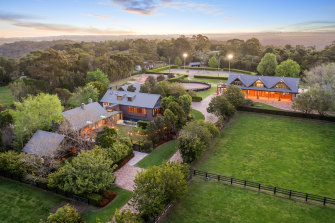 The Duffys Forest estate recently bought by Katharine and Justin Davis-Rice for more than $14 million.