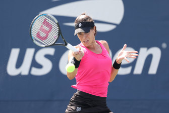 Australiaâs Ajla Tomljanovic cruised through her round one match against American Katie Volynets.