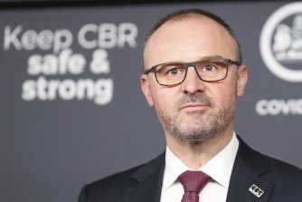 ACT Chief Minister Andrew Barr.