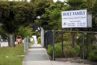 The Holy Family Parish Church in Power Rd Doveton is one of the COVID-19 exposure sites linked to the three new cases in Victoria.