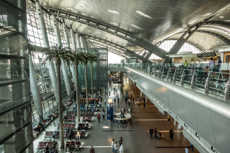 The incident occurred at Hamad Airport in Doha. 