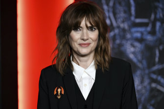 Actor Winona Ryder, promoting Stranger Things last month, wore a Kate Bush pin to highlight the British singer.